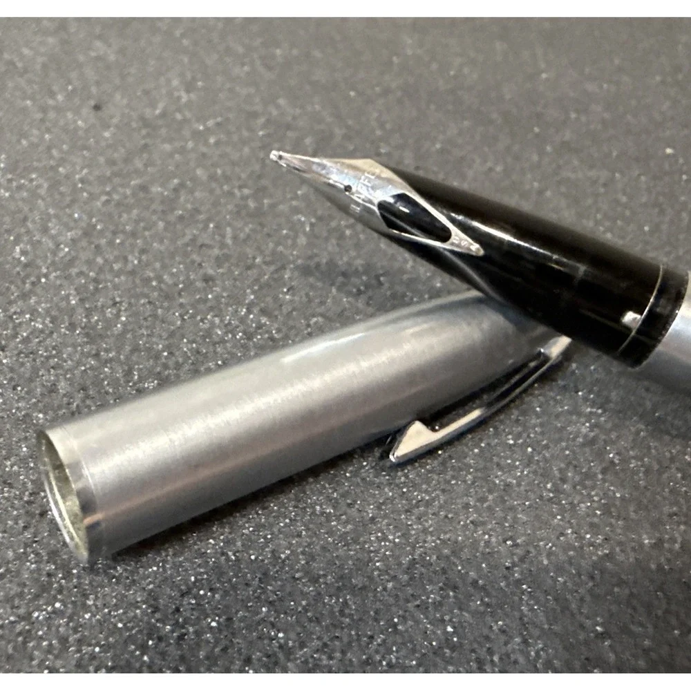 Vintage Sheaffer 444 Pen: Epic Inlaid Nib & Snap-Action Clutch! USA